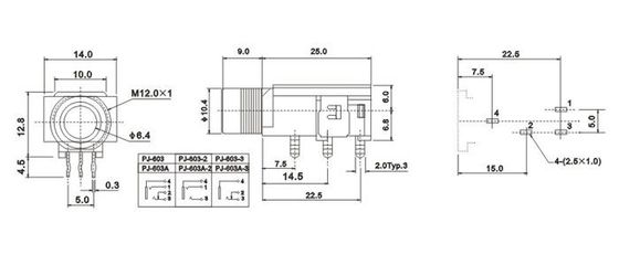 德藝隆6.35麥克風(fēng)耳機(jī)插座 家庭視聽(tīng)設(shè)備的專業(yè)連接方案